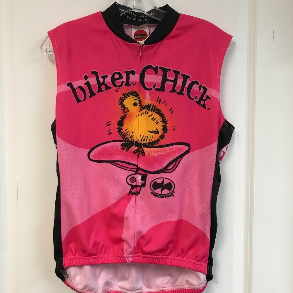 Biker Chick Top XL Biking Shirt NOC3438